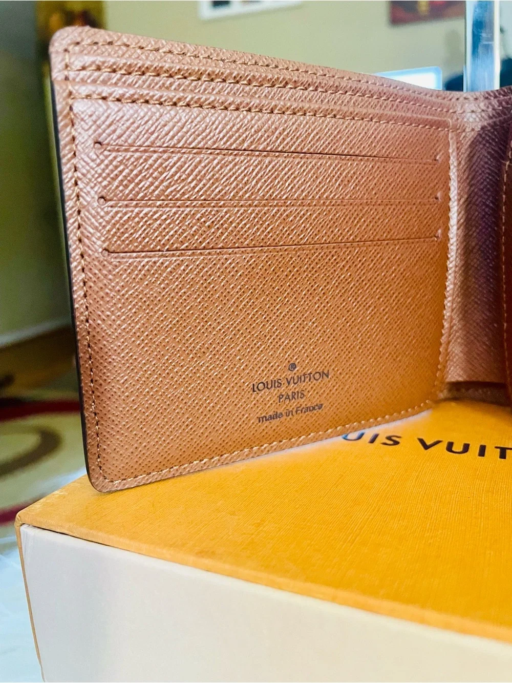 Louis Vuitton Monogram Canvas Wallet unisex